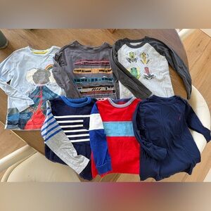 Boys size 4-5 L/S tees Boden, Hanna Andersson, J.Crew, Polo Ralph Lauren, Tea